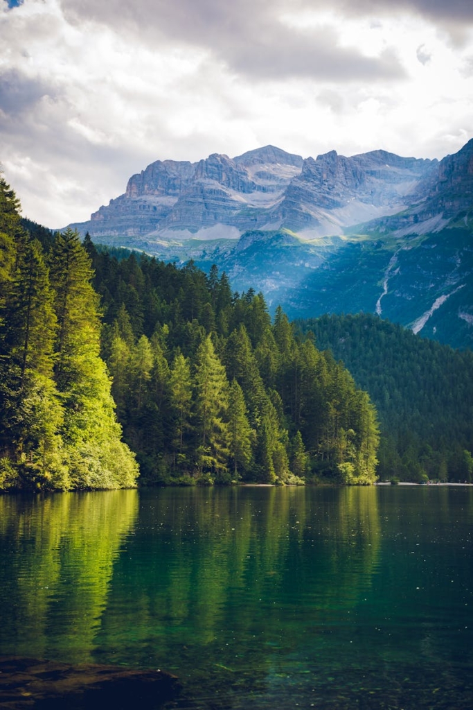 paisaje - lago de montaña